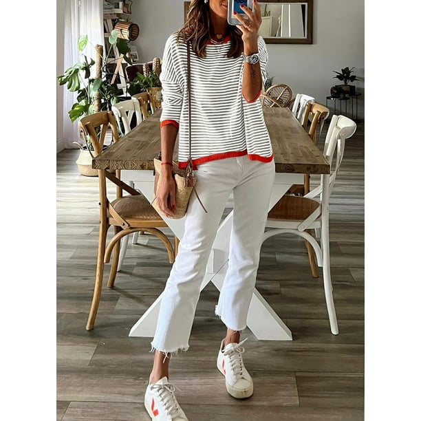 Women's short sleeve outlet cotton sweaters