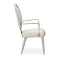 thumbnail image 5 of Michael Amini Eclipse Dining Arm Chair in Moonlight Gray - Set of 2, 5 of 15