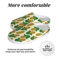 thumbnail image 6 of Goofa Corn Print Womens Mens Cotton Lightweight House Slippers , Washable Home Slippers,Indoor Comfy Bedroom Cozy Slippers-46/47, 6 of 7