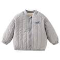 thumbnail image 2 of Girls' Winter Embroidered Velvet Lined Coat/Inner Garment, 2 of 7