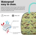 thumbnail image 3 of Womens LightGreen Cartoon Dinosaurs Prehistoric Pattern Lunch Box for Work,Insulated Lunch Bag for Women,Loncheras Para Mujer,Leakproof Adult Lunch Bag for Work,Beach,Travel,Picnic,Camping, 3 of 7