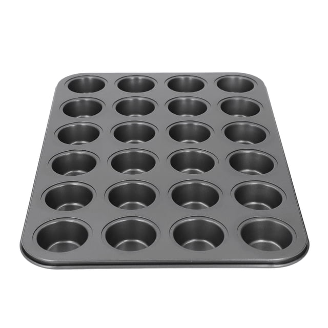 Molde Para Muffins De 24 Tazas, Fácil De Limpiar, Antiadherente, Estable Y Práctico, Resistente Al Calor De 450 ℉, Molde Para Hornear Cupcakes Pequeño Para Cocina Casera