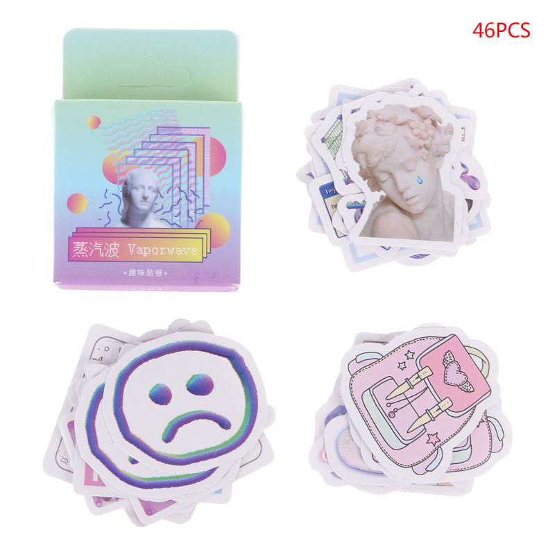 "Good Mood" 46pcs Stickers Cute Kawaii Decals Paper Craft Scrapbooking Sticker 