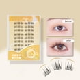 thumbnail image 1 of Faux Cils Segmentés Sans Colle Sans Colle Nécessaires Démaquillant Imperméable pour Débutants, 1 of 1