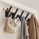 thumbnail image 5 of 5 ganchos para colgar ropa, sin perforación, montados en la pared, para puertas, dormitorios, armarios, cuartos de baño, fuertes ganchos adhesivos, paquete de 5, gancho montado en la pared sin taladra, 5 of 6