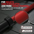 thumbnail image 3 of ROALW Olympic Barbell Bar 6.5 ft - 1,000 lb Capacity for Weightlifting, Powerlifting, Bench Press, Deadlift & Squat - Strength Training Barbell for Gym, Red & Black, 3 of 8