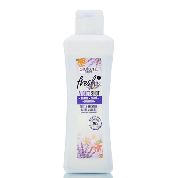 Salerm Biokera Natura Fresh Violet Shot Shampoo - 10.8 oz