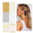 thumbnail image 2 of Dreadlock Accessoires DIY Assortis 305PCS Mode Tressage de Cheveux Bijoux Manchettes de Cheveux, 2 of 10