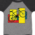 thumbnail image 4 of Inktastic Bike Pattern Blocks Boys or Girls Baby Bodysuit, 4 of 5