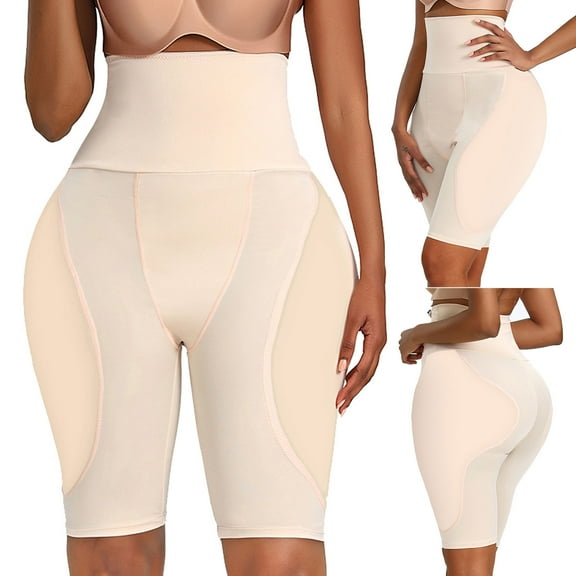 Chbgutlmr Women Shapewear Shorts Tummy Control High Waisted Butt Lifter Padded Hip Enhancer Seamless Underwear Shorts