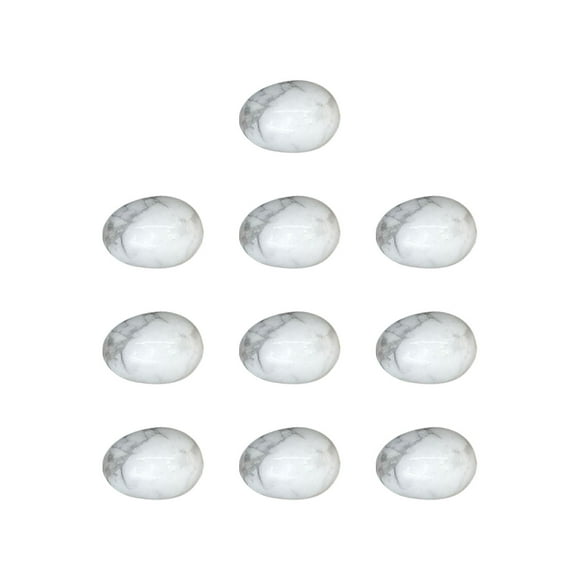 Set de mini huevos de cristal | Piedras pulidas de ágata y jade natural | Huevos pequeños de 0.79 pulgadas para sanación | Decoración de Pascua coleccionable | Figuras de huevos de pájaro diminutos