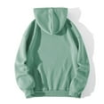 thumbnail image 3 of Vedolay Womens Plus Size Tops Women 2023 Half Zip Oversized Sweatshirts Long Sleeve Cropped Pullover Workout Warm Tops,Green M, 3 of 4