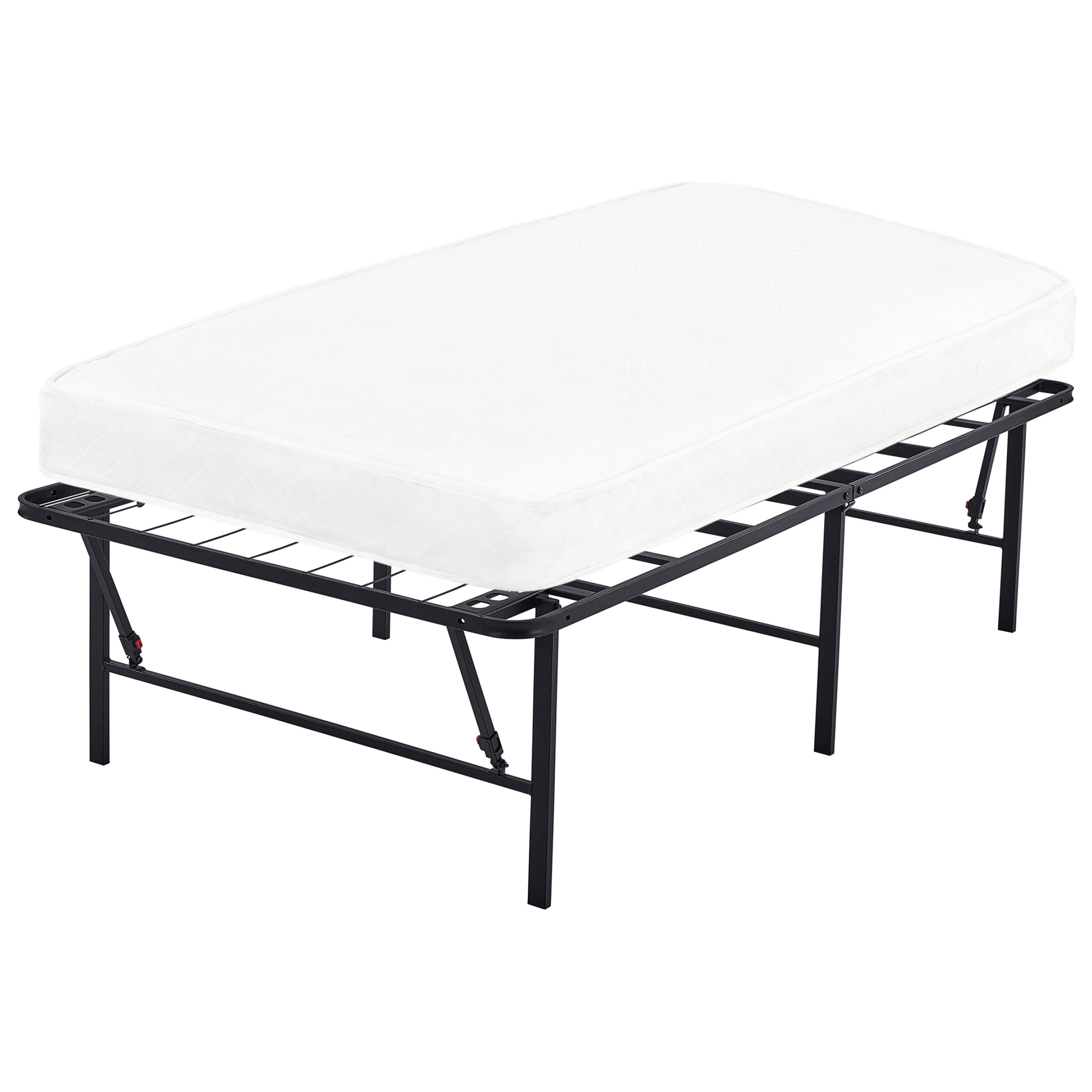Mainstays 18 High Profile Foldable, Mainstays High Profile Foldable Steel Bed Frame
