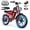 1500W 48V 15.6Ah Red+WRack, variant on DTTZH 1000W Peak Electric Bike for Adults, 750W Rated Motor, 24-60 Miles E-Mountain Bike, 20" x 4" Fat Tire Off-Road Ebike, 48V/15Ah UL2849 Certified