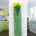 thumbnail image 4 of Yellow Yellow Plastic Simulation Weeping Willow Vine Wall Hanging Greenery For Wedding Home Decoration, 4 of 7