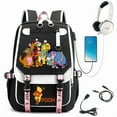 thumbnail image 3 of Winnie-the-Pooh Anime Backpacks Cartoon Laptop Backpack Daypack 3D Printed for Mens/Womens, 3 of 9