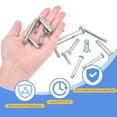 thumbnail image 4 of 20Pcs M6 x 20mm Single Hole Clevis Pins, 304 Stainless Steel Flat Head Pin, 4 of 6