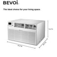 thumbnail image 4 of Bevoi TBEVTTW142HF 14,000 BTU Through The Wall Air Conditioner Heat and Cool 230V 20A in White, 4 of 4