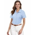 thumbnail image 3 of Zeagoo Short Sleeve Button Down Blouses for Women Tailored Business Work Shirts Summer Tops, 3 of 10