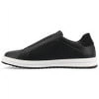 Vance Co Mens Matteo Casual Slip On Sneakers Black Vegan Leather Size 12 M NEW Vance Co. Men main image 2