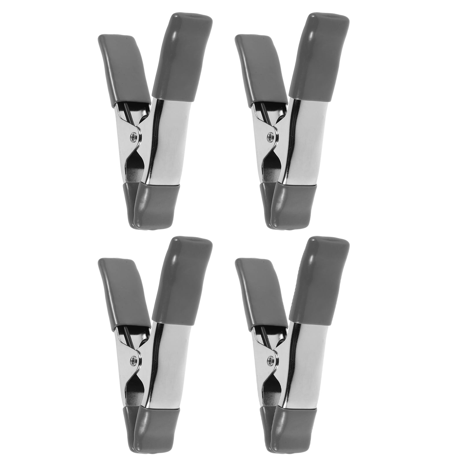 LOLIPPYY 4-Pack Heavy Duty Carbon Steel Spring Clamps for Woodworking Photography and Crafting Projects