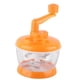 thumbnail image 1 of Manual Vegetable Chopper Stainless Steel PP Food Grade Compact Portable Grinder for Kitchen Restaurant 6 Blades, 1 of 4