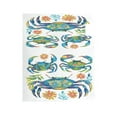 thumbnail image 3 of Mailbox Covers Magnetic Large Size 25.4x20.78 in Mailbox Wraps Post for Garden Yard Decor Blue and Green Crabs, 3 of 9