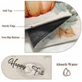 thumbnail image 6 of Fall Pumpkins Round Area Rug 8Ft Washable Large Circle Rugs for Living Room Dorm, Thanksgiving Vintage Maple Leaf Plant Non-Slip Carpet Floor Mats Indoor Outdoor Carpet Runner Aesthetic Home Decor, 6 of 8