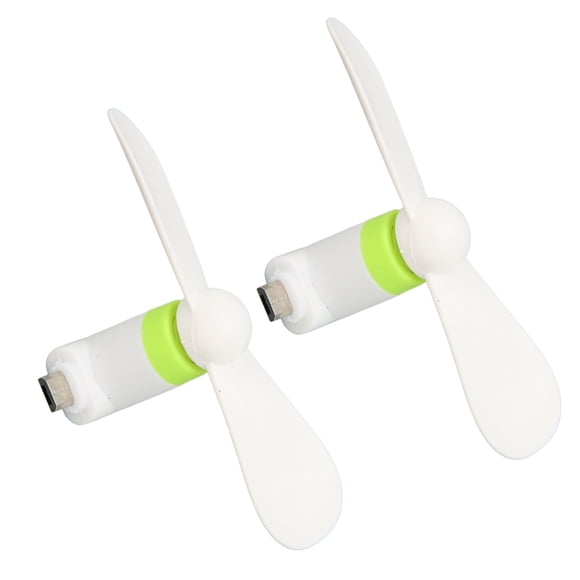 Mini Ventilador Para Teléfono Celular, TPE De Bajo Ruido, Metal , Bajo Consumo De Energía, Cuchilla Desmontable Segura, Ventilador Para Teléfono 2 En 1 Con Interfaz Tipo C