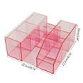 thumbnail image 3 of Eyelash Grafting Tools Storage Box for Eyelash Brush Tapes Tweezers Organizer, 3 of 20