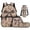 Blue Camo Bow, variant on Pink Deer Bow Kids Backpack Set 4 Pcs Soft Girly Book Bag with Lunch Bag, Pencil Case and Water Bottle Cover for Deer Lover Girls Ages 6-12