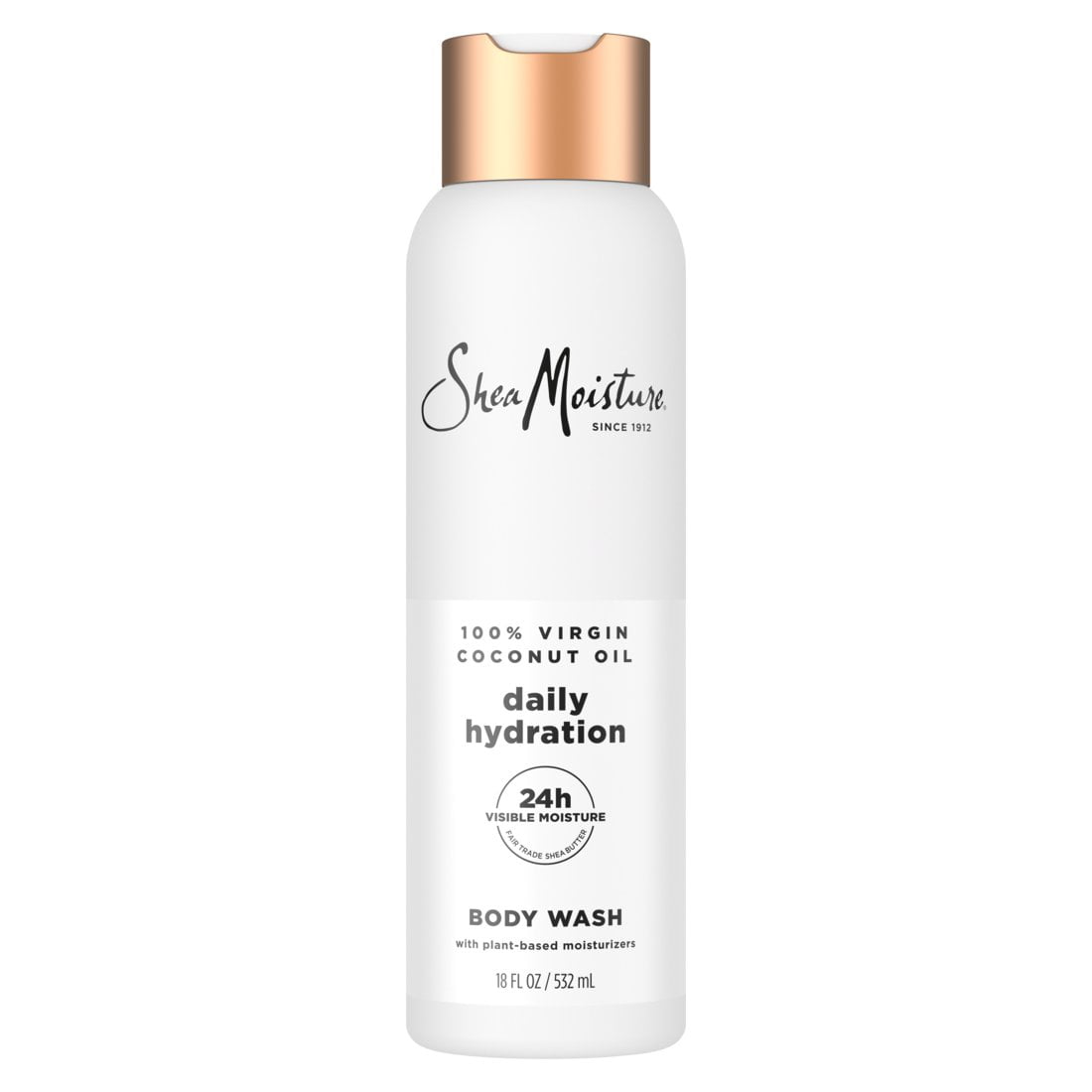 Pack of 4 Shea Moisture Daily Hydration Coconut Oil Body Wash - 18 oz - Package may vary