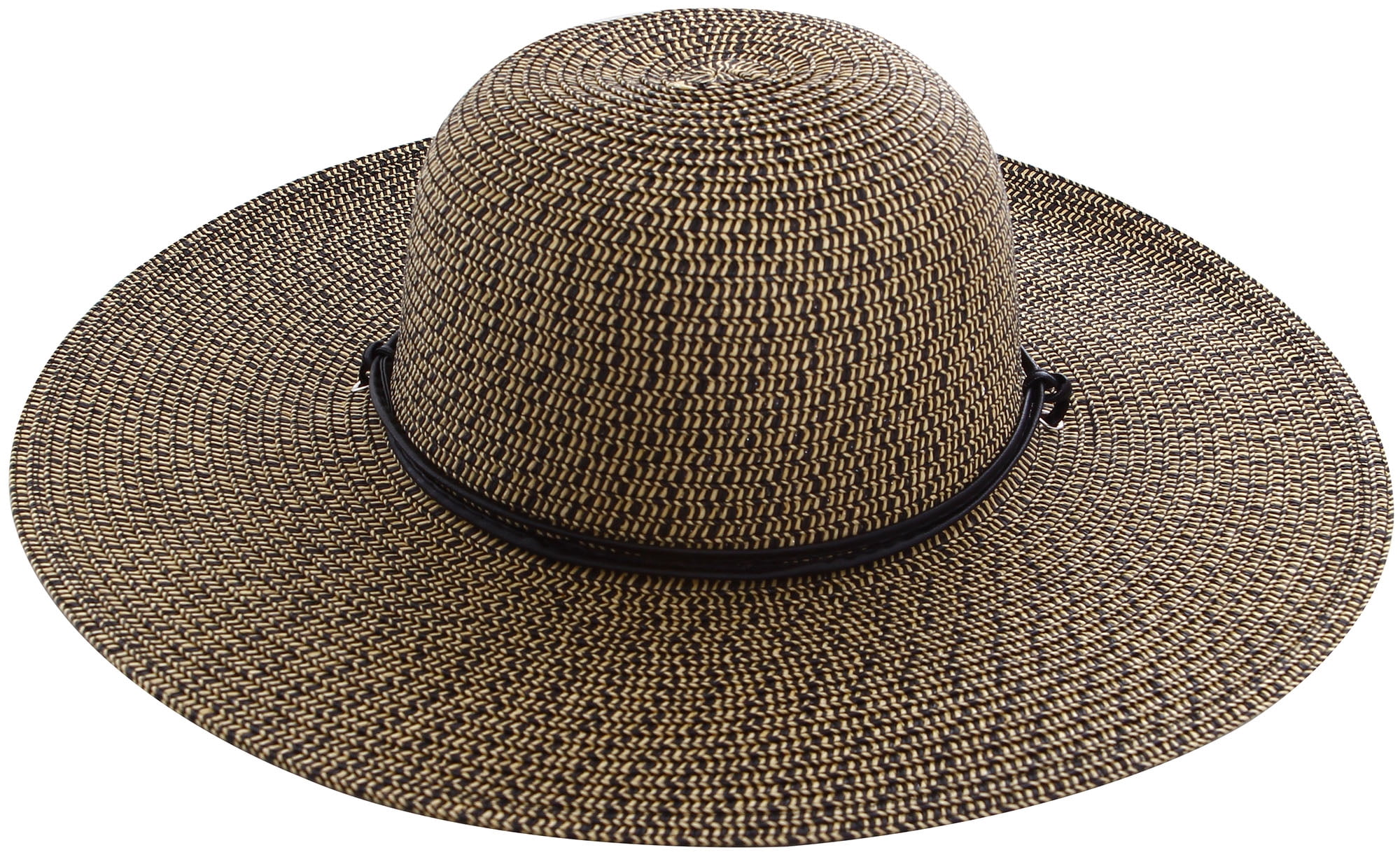 The Girlfriend Hat Wide Brim Braided Snap Women\'s Sun Hat Accessory Guisa Oversized Braided Straw Sun Hat with Fringe – GyalBashy main image 4