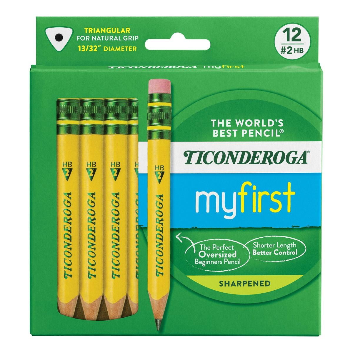 Dixon My 1st Ticonderoga® Jr. Pencils & Sharpener - 36 Count