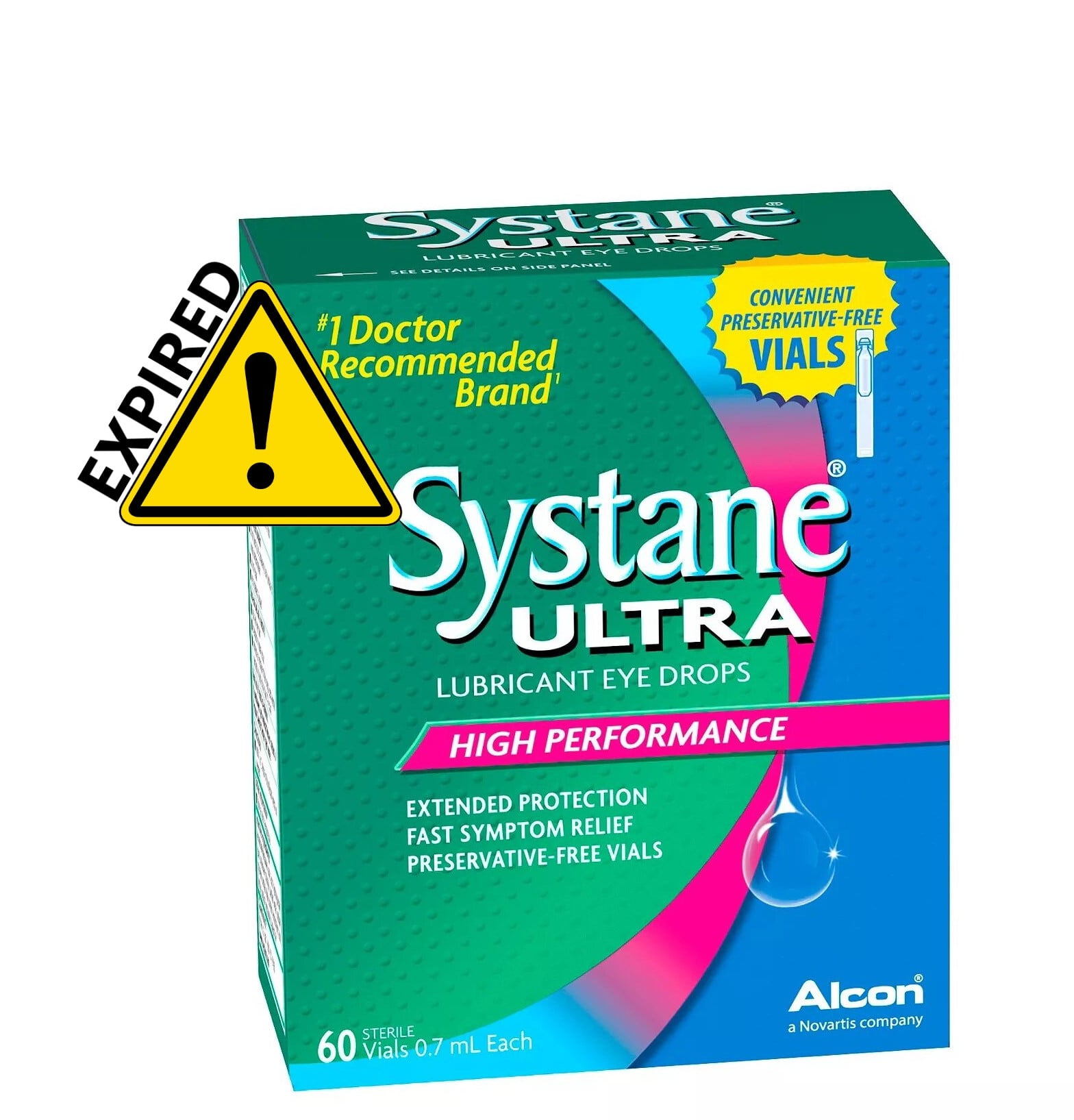 Systane Ultra Lubricant Eye Drop Vials, Convenient and Preservative