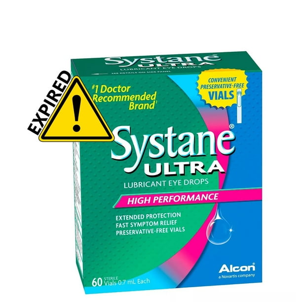 Systane Ultra Lubricant Eye Drop Vials, Convenient and Preservative ...