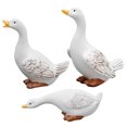 thumbnail image 1 of 3 estatuas de pato en miniatura de resina, figura de pato, animal, mini decoración de jardín, 1 of 5