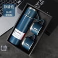 thumbnail image 1 of Stainless steel insulated Coffee Thermos with Cup,double-layer vacuum portable water cup with three lids gift set cup, 1 of 1
