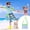 Blue, variant on Buckle Closure Small Square Mesh Bag For Kids Beach Toys – Large Capacity Outdoor Sand Play Storage Sack, Lightweight & Sand-Proof Net Tote