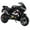 Black, variant on Queroig 49cc 4-Stroke Pocket Rocket Motorcycle, 8 Inch Wheels Mini Motorcycle, Gas Pocket Motorbike with Front Rear Disc Brakes, Dual Headlights