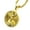Gold, variant on Stainless Steel Cross Jesus Medallion Pendant with Box Chain 24" SCP 165 S