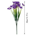 thumbnail image 2 of 3PC Flower Bouquet Latex Real Bridal Wedding Home Outdoor Silk Arrangement for Hanging Planter 3PCS, 2 of 5