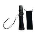 thumbnail image 2 of Flauta Kazoo Instrumento musical Conveniente con cuerda para el cuello Buen compañero Fácil de Negro, 2 of 9