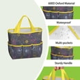 thumbnail image 4 of Garden Tool Bag,Pioneer Flower Floral Print Pattern Garden Tool Organizer,Garden Gifts,Waterproof Multi-Pocket Garden Tool Storage 11.8x5.5x11.4 Inch(Tools NOT Included), 4 of 6