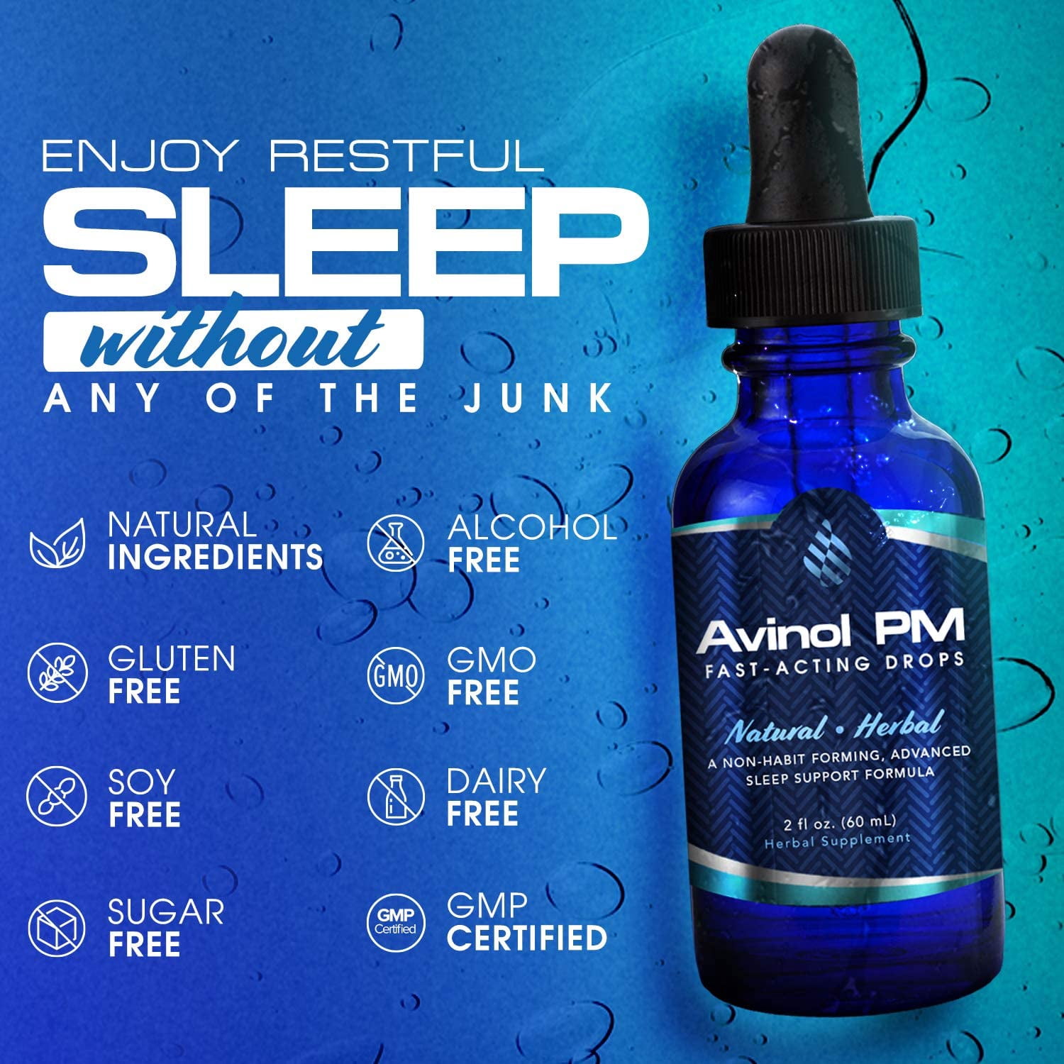 Avinol PM Extra Strength Natural Liquid Sleep Aid - 2oz
