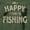 Military Green, variant on Fishing Funny Happy Angler Fishermens Men's Big & Tall Crewneck Graphic Tee Brisco Brands 2X