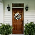 thumbnail image 6 of Riforla Christmas Wreath Berry Wreath Handmade Floral Front Door Rustic Wreath Flocked with Mixed Decorations Christmas Decorations Christmas Decorations color, 6 of 8
