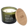 thumbnail image 3 of Art Wick 12oz Sacred Sage Soy Wax Blended Scented Candle,2 wood wick, 3 of 4