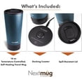 thumbnail image 3 of Nextmug Go - Temperature-Controlled, Self-Heating Travel Mug (Slate Blue - 475 mL), 3 of 7