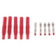 thumbnail image 1 of 5 sondas de prueba con conector banana de 4 mm + 5 fundas protectoras aisladas rojo, 1 of 7